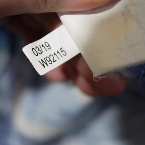 Nautica Blue Sail Classic Fit Stretch Tropical Palm Tree Sail Boat Button Down M - Picture 9 of 9